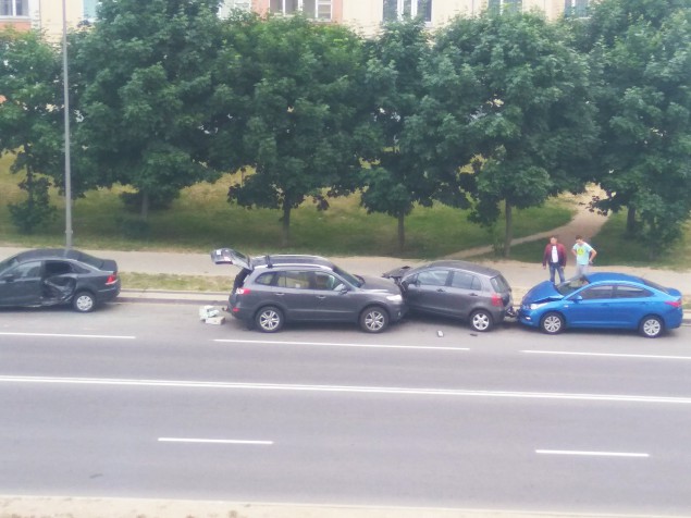 07.06.2018 поизошла авария по ул. Первомайской.