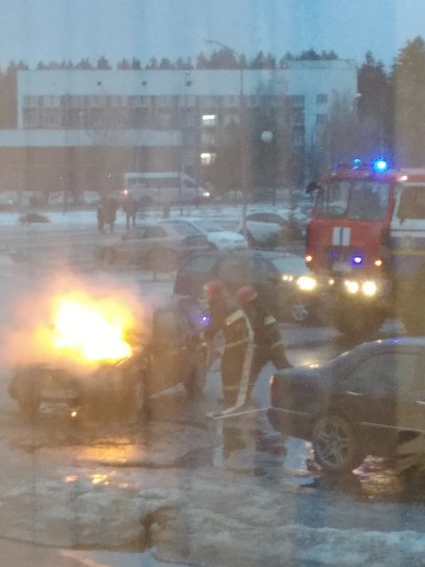 5 марта произошло возгорание автомобиля.