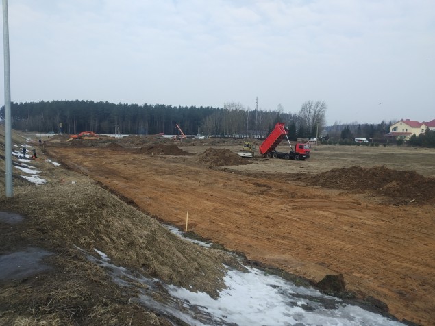 В Боровлянах началось строительство автозаправки Белоруснефти.